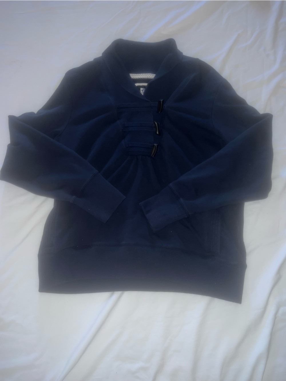 Vintage Old Navy Navy Ribbed Collar Sweater